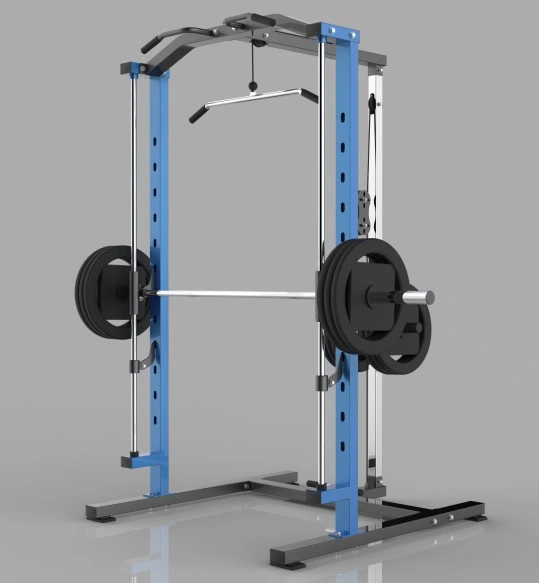 Functional Trainer Workout Equipment Home Gym Squat Rack; Pulldown