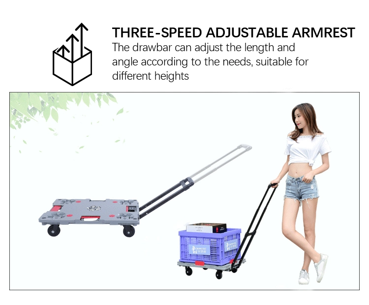 Weightlifting Quietly Stackable Multiple Handling Warehouse Cart