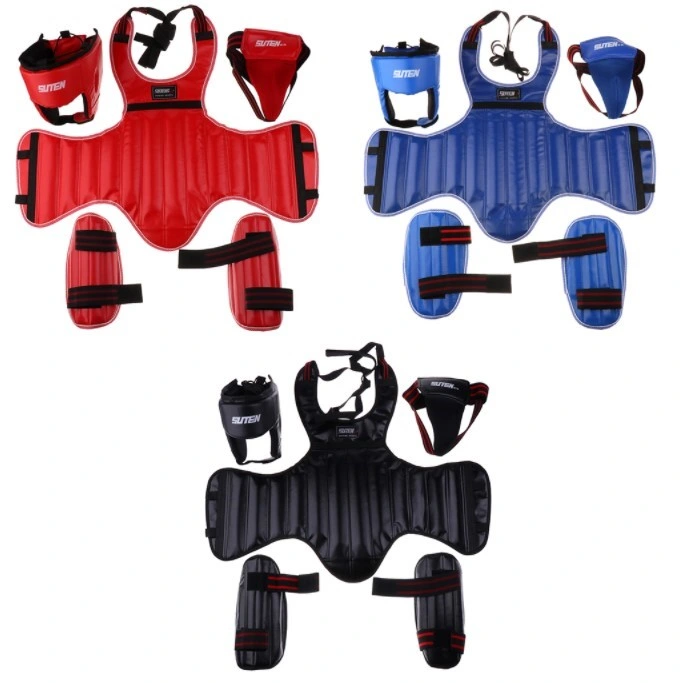 Ont Wholesale Fitness Gym Equipment Full Set Boxing Protective Gear /MMA/Taekwondo Protective Gear