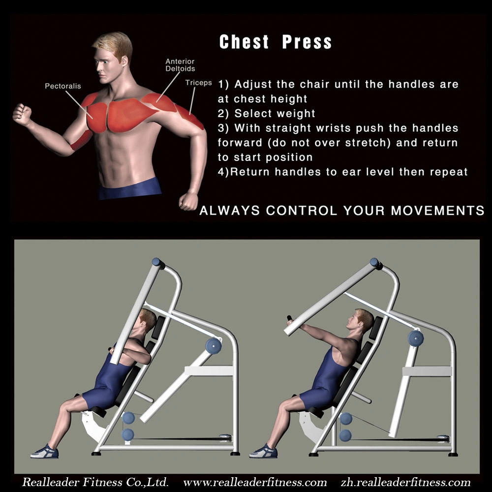 Fitness Equipment Gym for Chest Press