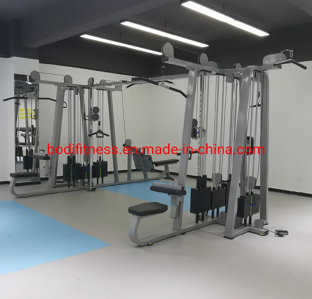 Commercial Gym Equipment 8 Station Multi Gym Multi Jungle 8 Stacks