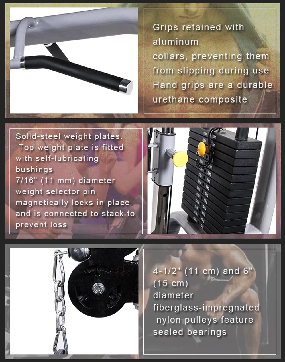 Gym Machine Muscle Workout Goods Adjustable Crossover