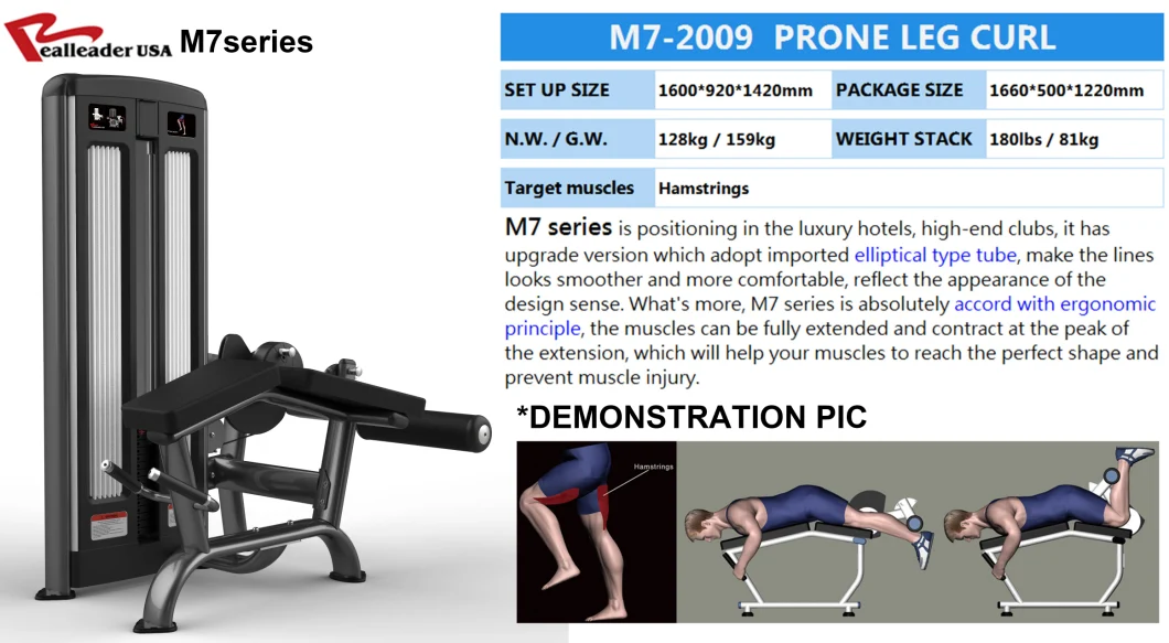 Fitness Gym Equipment Multi Functional Trainerprone Leg Curl (M7-2009)