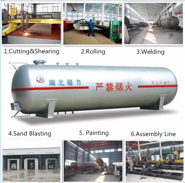 30m3 Carbon Steel Elliptical Heads Autogas LPG Storage Tank Suppliers