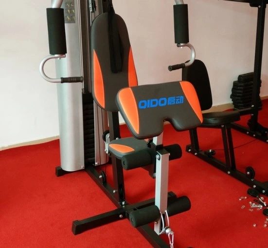 Chest Press 3 Station Multi Home Gym Machine Strength Training Leg Press Commercial Fitness Equipment
