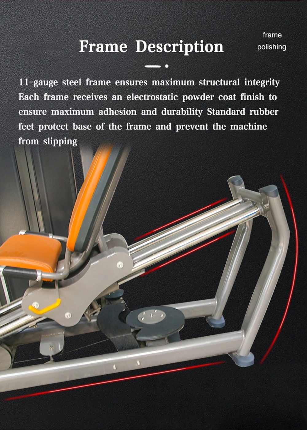 Strength Fitness Equipment of Seated Leg Press (xf08)