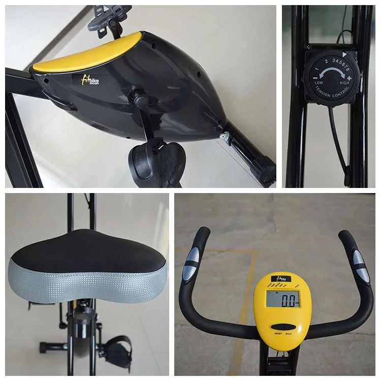China Wholesale Home Use Folding Exercise Bike Ab Exercise Fitness Spinning Bike Trainer