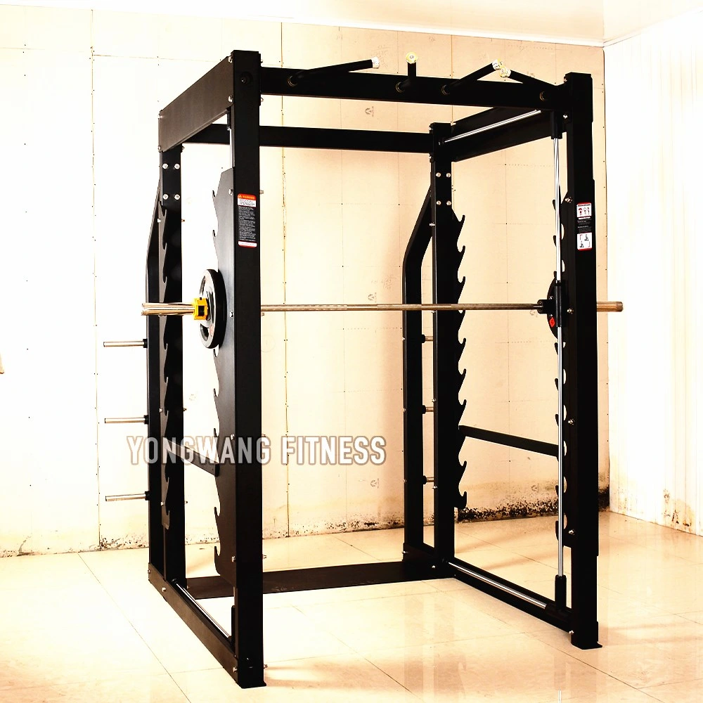 High Quality Commercial Club Exercise Squat Rack 3D Smith Machine Power Rack