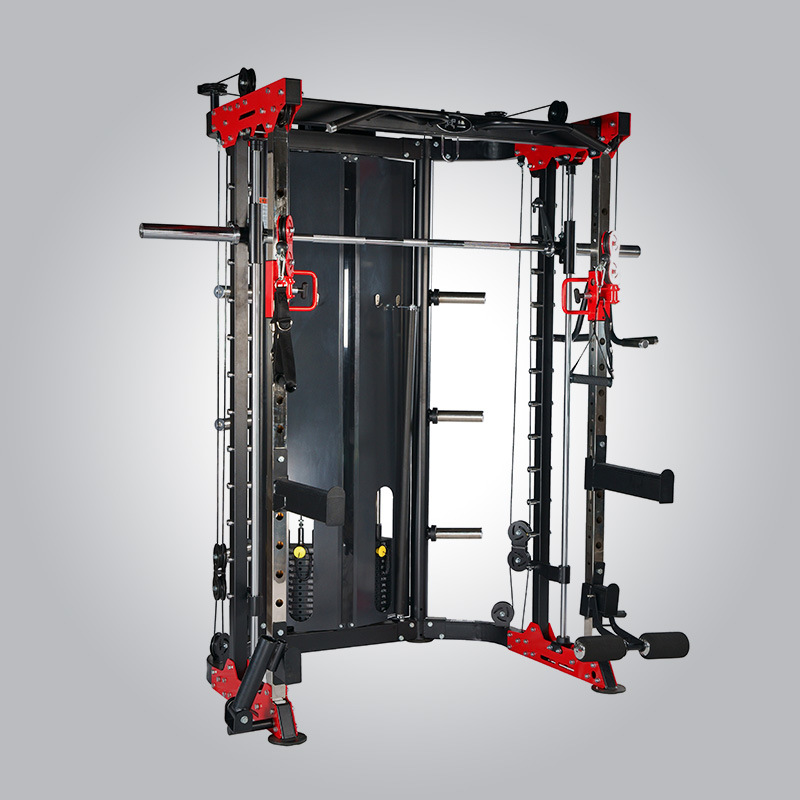 Steel Weight Stack Squat Rack and Multi Functional Trainer Smith Machine From China