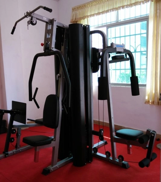 Chest Press 3 Station Multi Home Gym Machine Strength Training Leg Press Commercial Fitness Equipment
