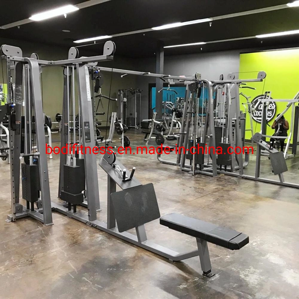 Commercial Gym Equipment 8 Station Multi Gym Multi Jungle 8 Stacks