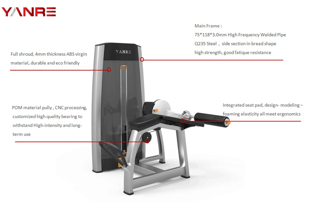 Professional Custom Logo Gimnasio Musculation Equipment Gym Fitness Machine Prone Leg Curl Workout