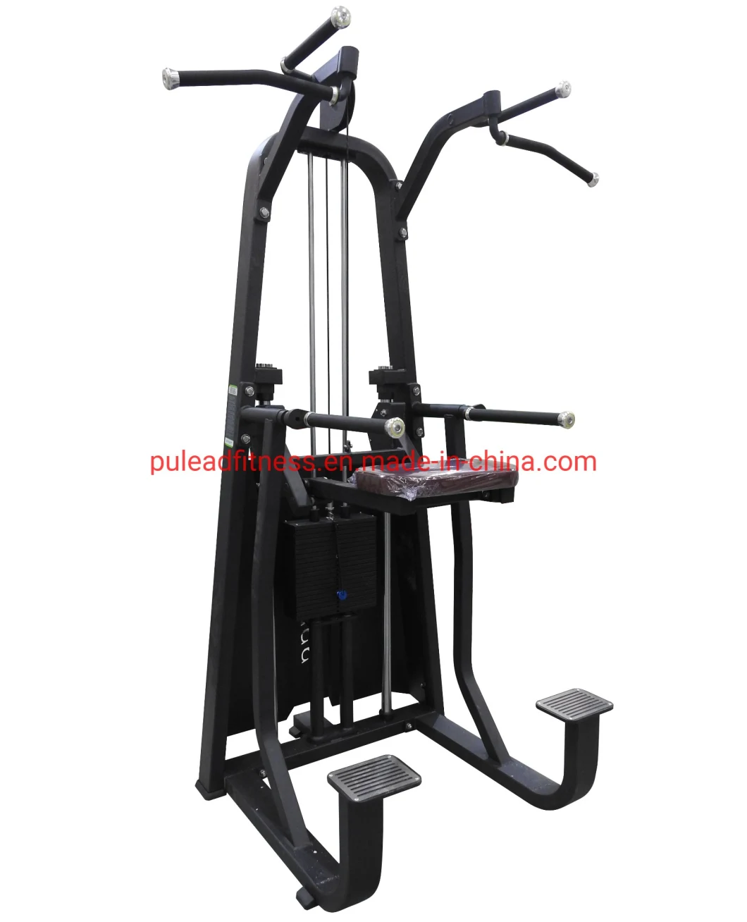 Commercial Gym Use Fitness Strength Machine 80kg Weight Stack DIP Chin Assist Machine