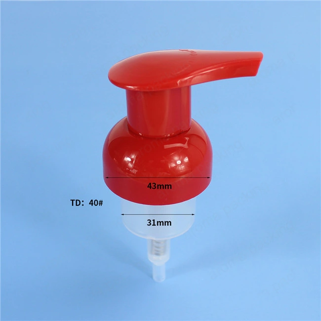40/400 Foam Pump Red Liquid Lotion Pump for Body Care