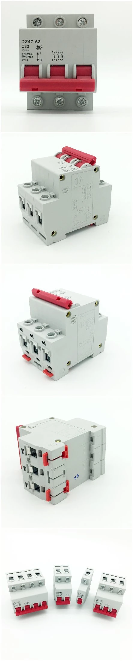 Dz47-32 Mini Circuit Breaker 3p 16A MCB Breaker