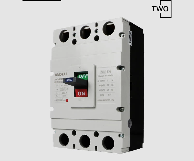 Andeli Am1-630m/3300 400A 500A 600A MCCB 3p Moulded Case DC Circuit Breaker Circuit Breaker Price Philippines