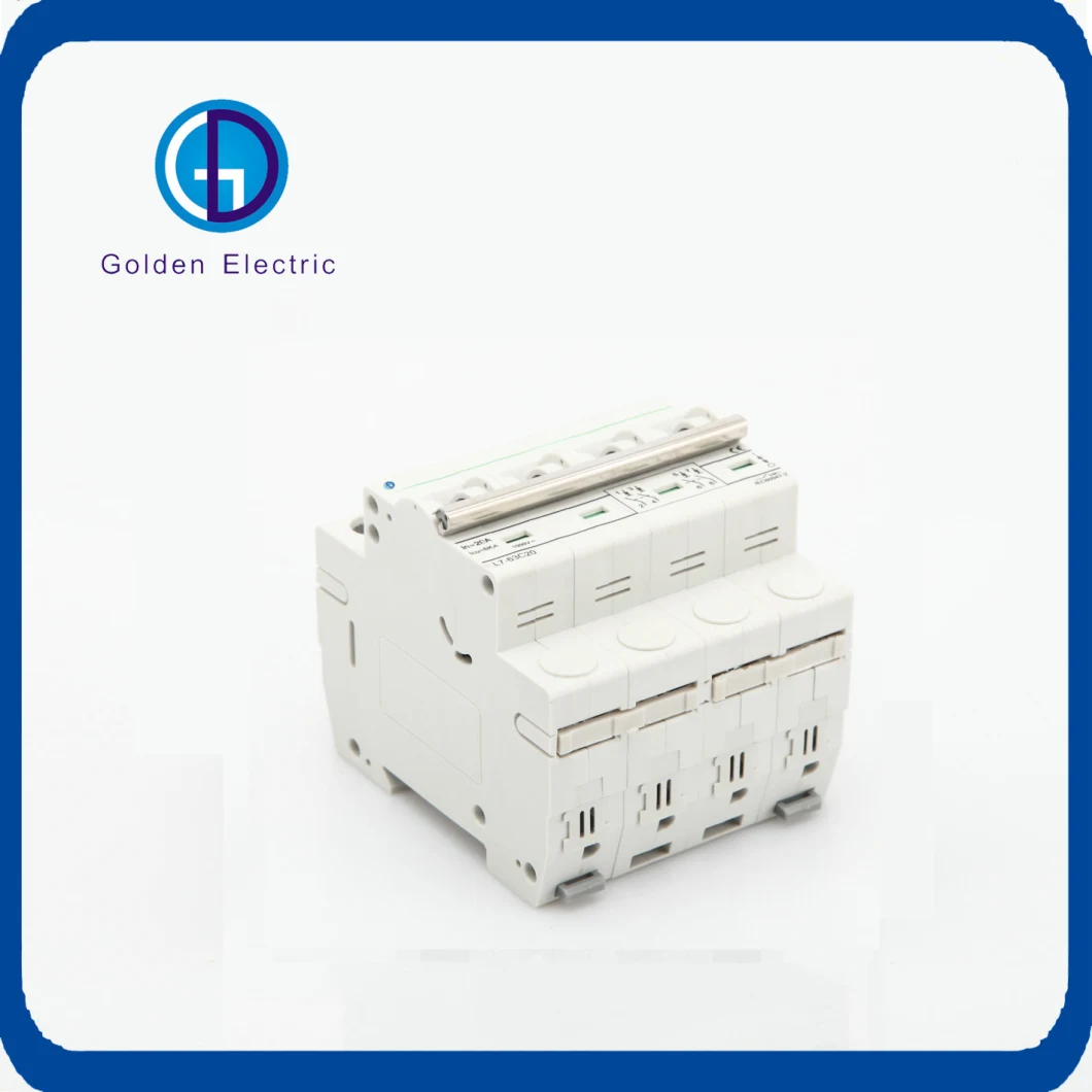 Solar PV DC 250V 500V 750V 800V 1000V 63A 4p Miniature Circuit Breaker MCB