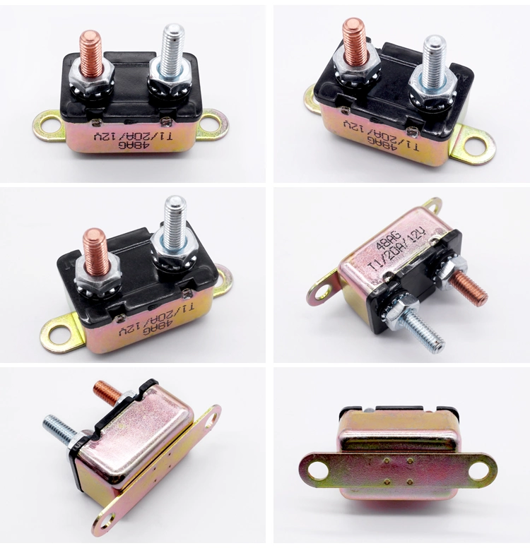 10A 20A 12V Miniature Manual Reset Auto Circuit Breaker