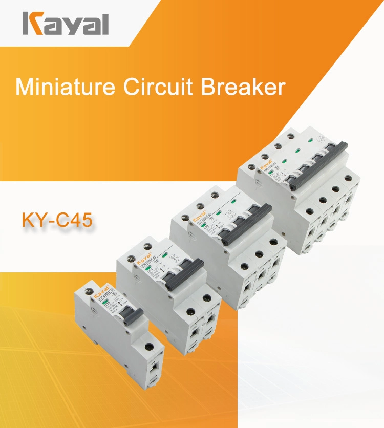 3p 3 Phase MCB C45 Mini Circuit Breaker