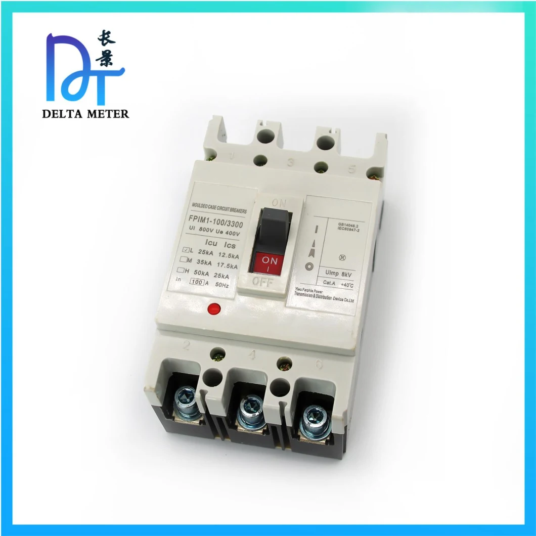 Manufacturer Factory 3p 100A MCCB Molded Case Circuit Breakers