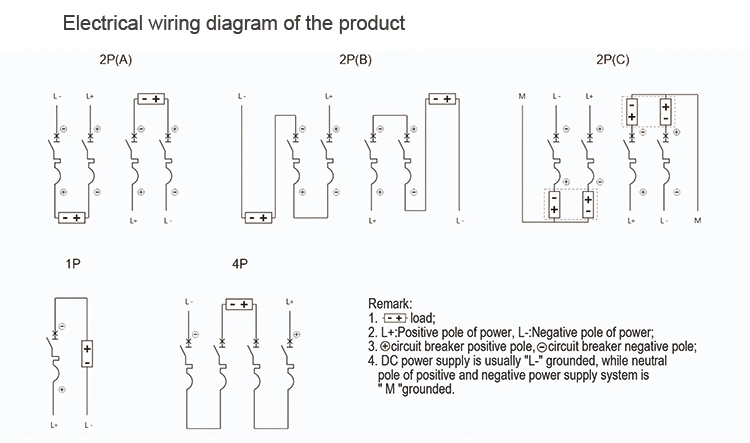 Patent Product 6ka 1p B/C 1~63A DC MCB Miniature Circuit Breaker with CB