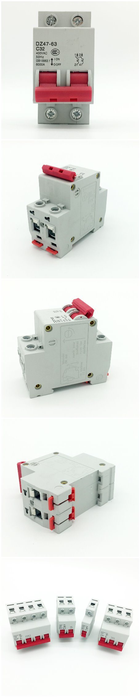 Dz47-32 10-32A Mini Circuit Breaker MCB