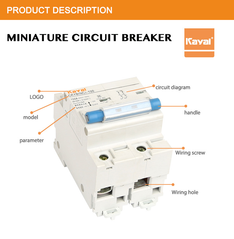 Free Sample! Nc MCB Electrical 3 Phase Circuit Breaker