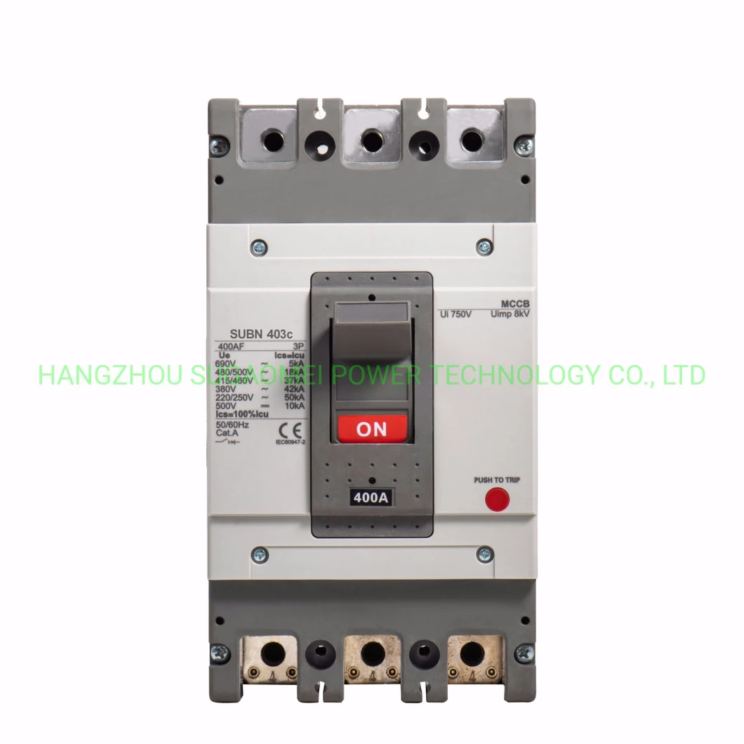 Subn403c 3p Magnetic MCCB Thermal Magnetic Moulded Case Circuit Breaker 300A 350A 400A