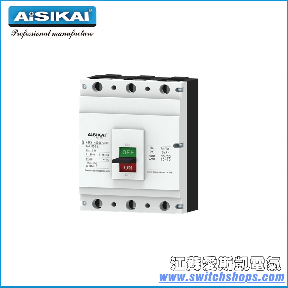 Askm1-800A 4poles Molded Case Circuit Breaker with Ce Certification