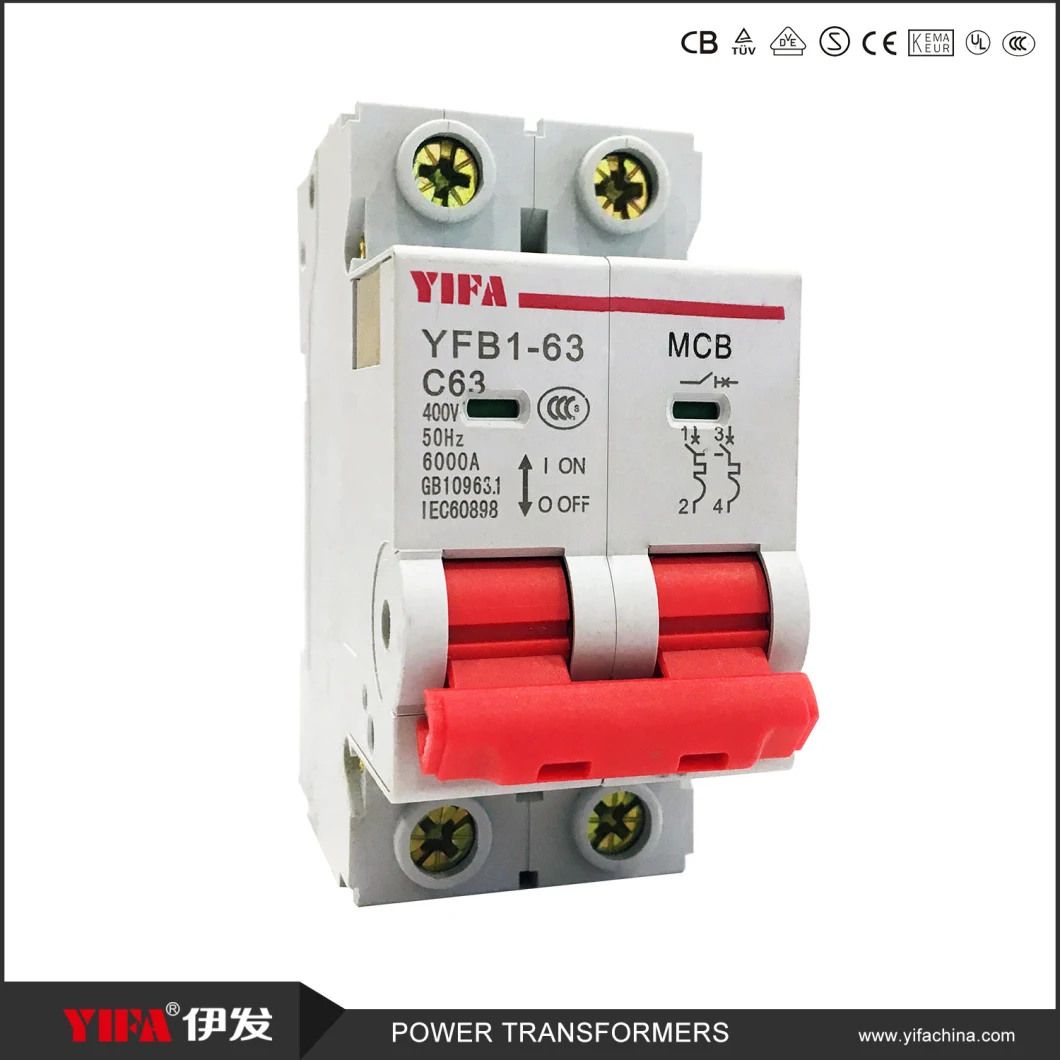 Series Leakage Circuit Breaker Rated Short-Circuit Overload Over-Voltage Protection