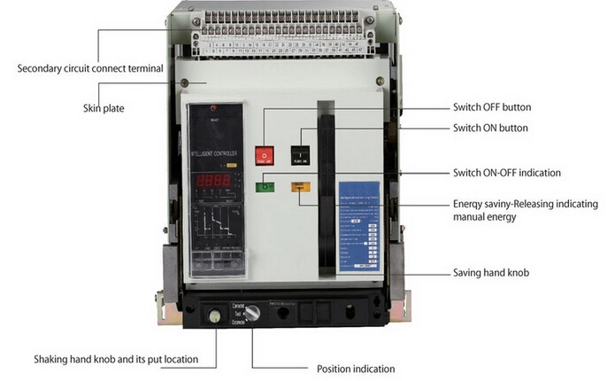 3200A Draw out Vacuum Intelligent Circuit Breaker