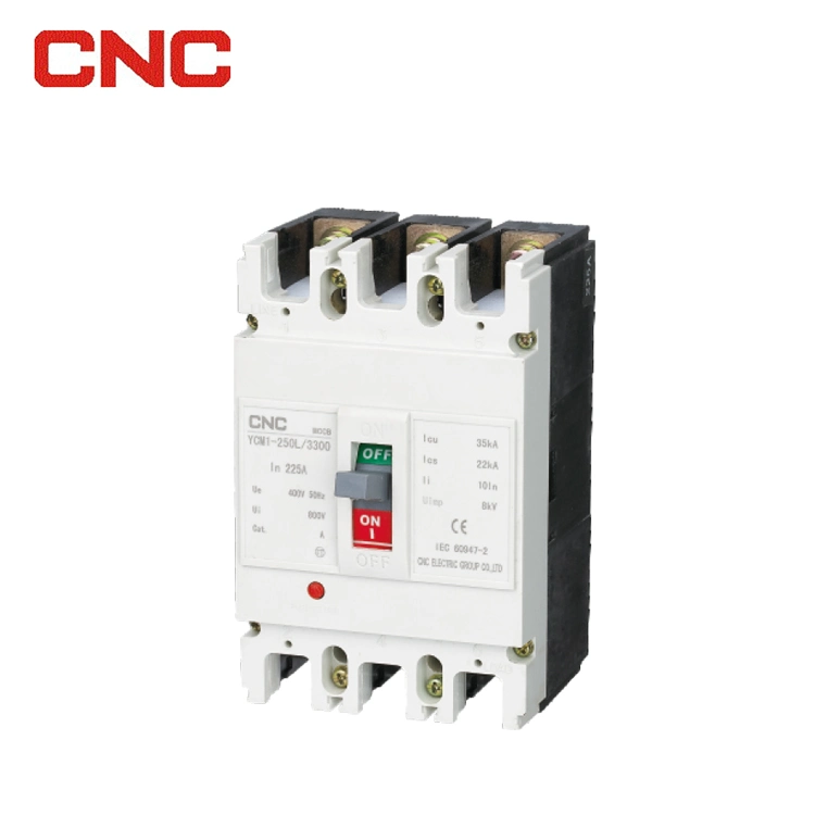Ycm1 Series MCCB Circuit Breakers 63A 100A 125A 250A 400A 630A 800A 3p 4p 400V/690V Electric Moulded Case Circuit Breakers
