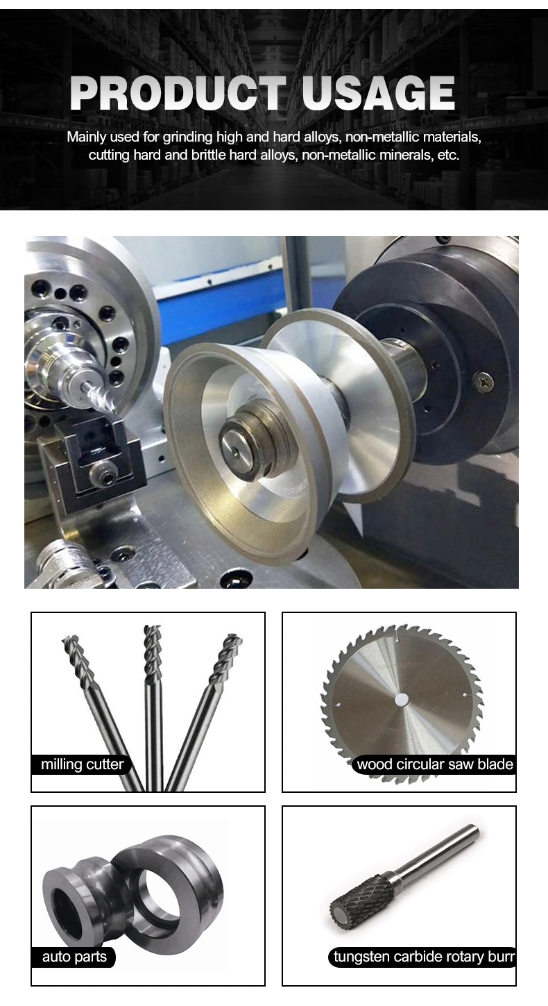 1A1 Flat Resin Bond Diamond Grinding Wheel for Sharpening