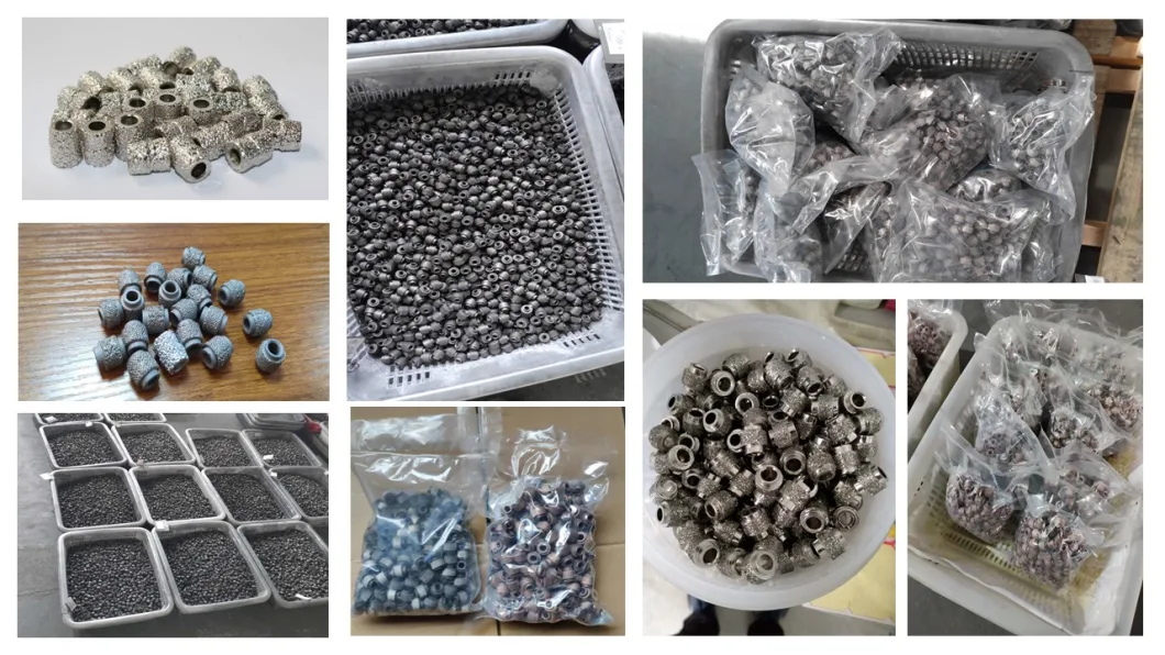 Diamond Wire Saw Sintered Vacuum Electroplated Beads for Marble Cutting