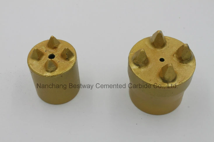 4 Carbide Tipped Bush Hammer Roller Bits for Road Pavement
