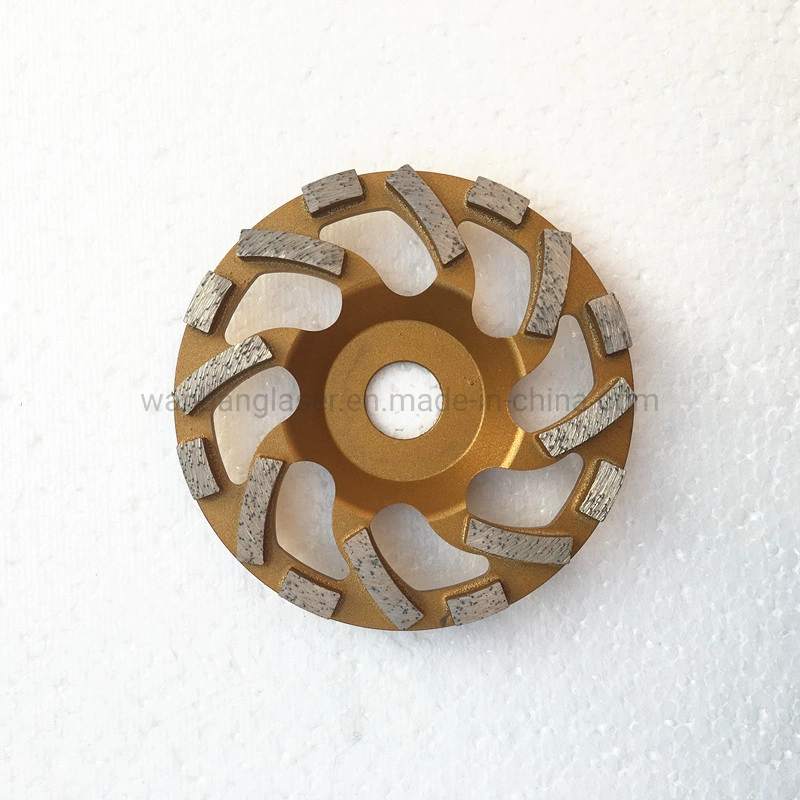 125mm Hot Sale Customized Segment Diamond Grinding Concrete Granite Cup Wheel