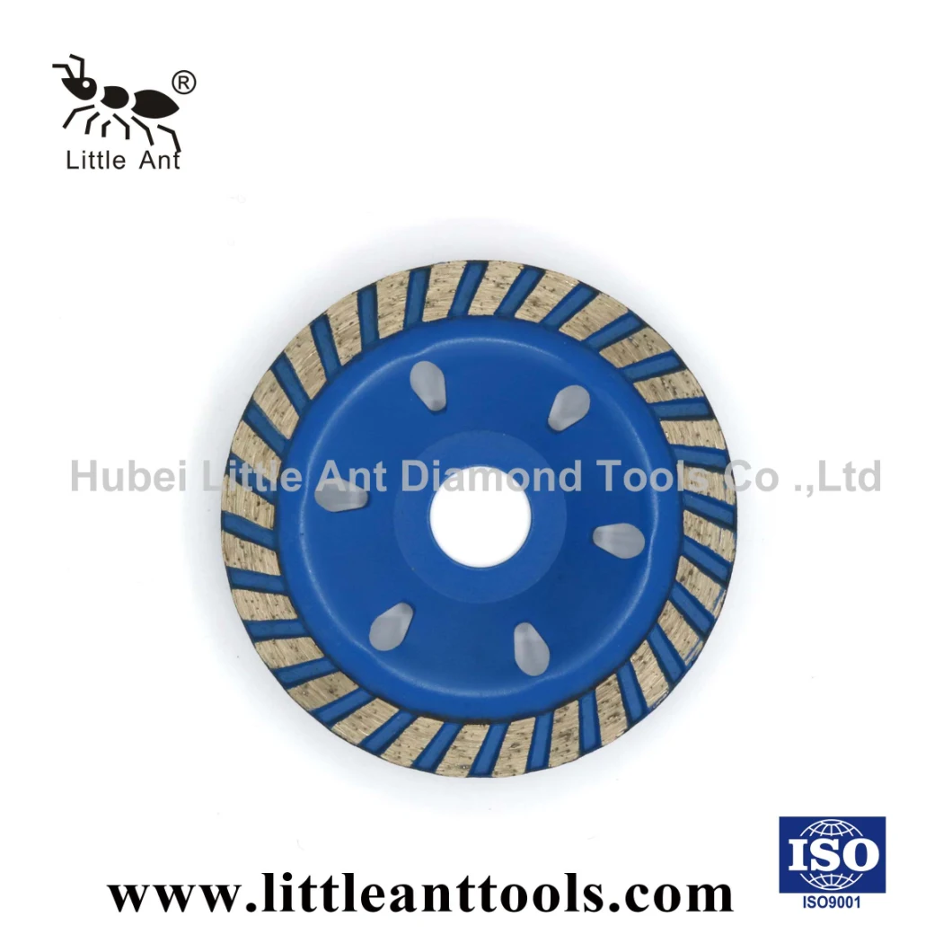 4.5mm Thickness Segment 4-Inch Diamond Cup Grinding Wheel
