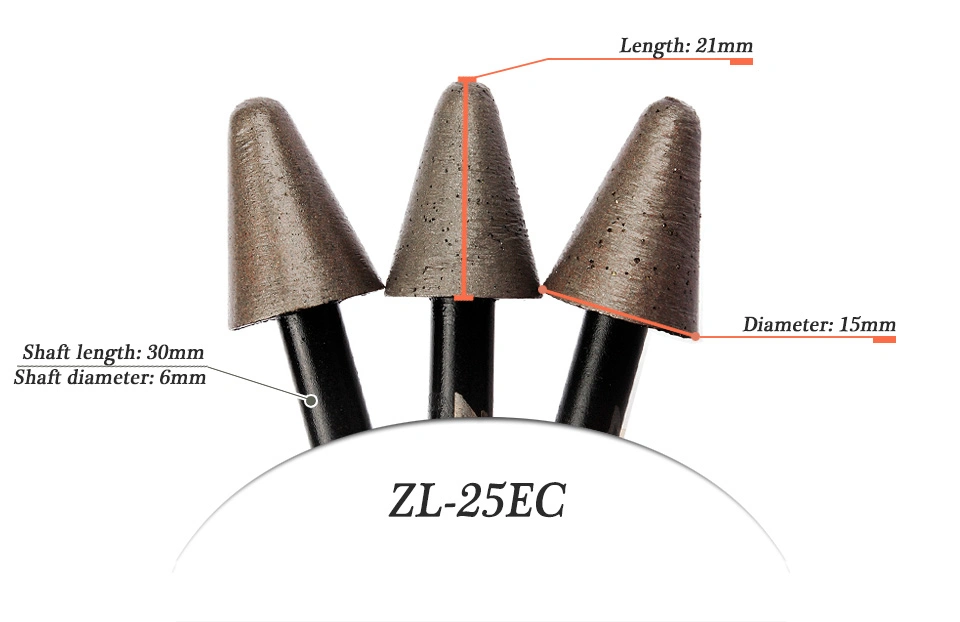 Zlion Metal Sintered Diamond Grinding Carving Abrasive Tool Sharpening Drills