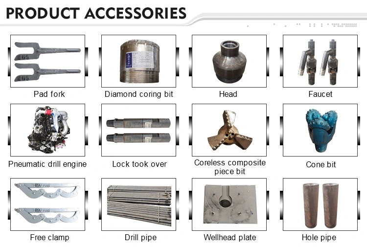 Diamond Core Drill Bit Welding Machine 200m Soil Sample Core Drill Rig