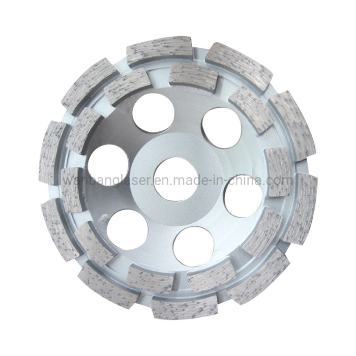 Double Row Diamond Cup Grinding Wheel for Soft Building Materials