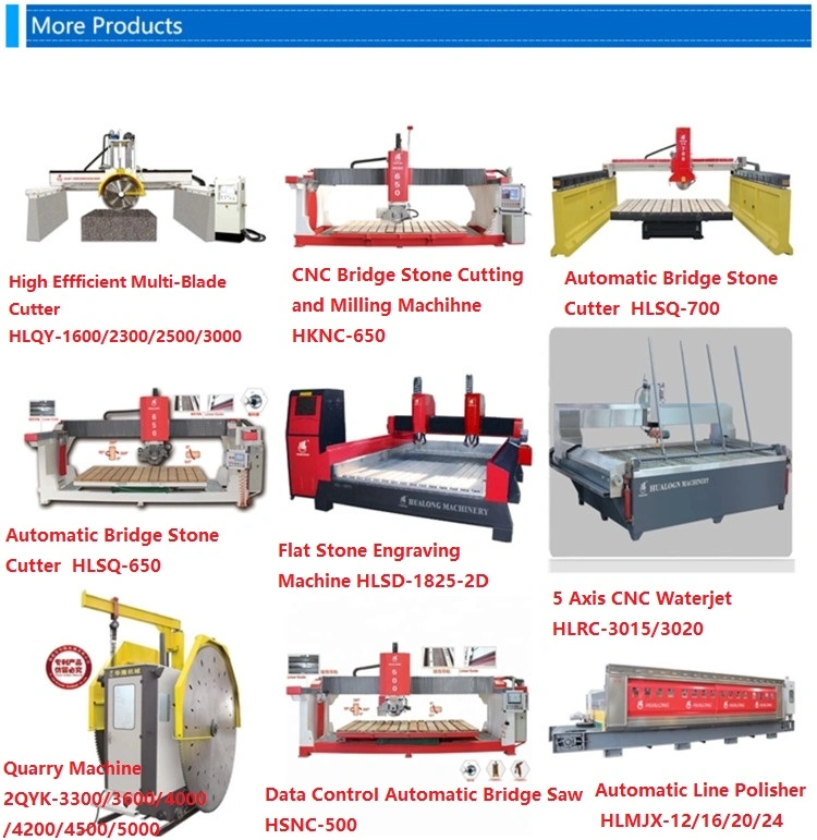 CNC Granite Saw Bridge Granite Tile Slab Countertop Cutting Saw Machine