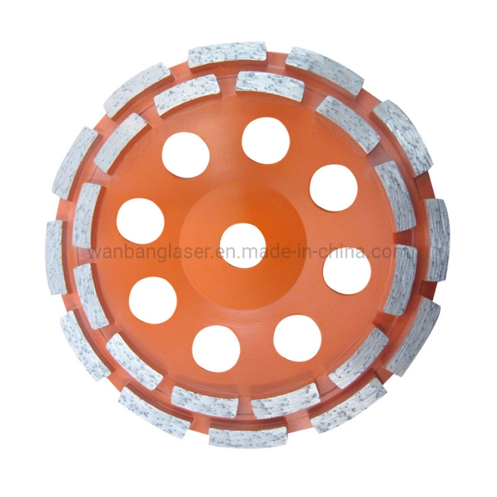 Double Row Diamond Cup Grinding Wheel for Soft Building Materials