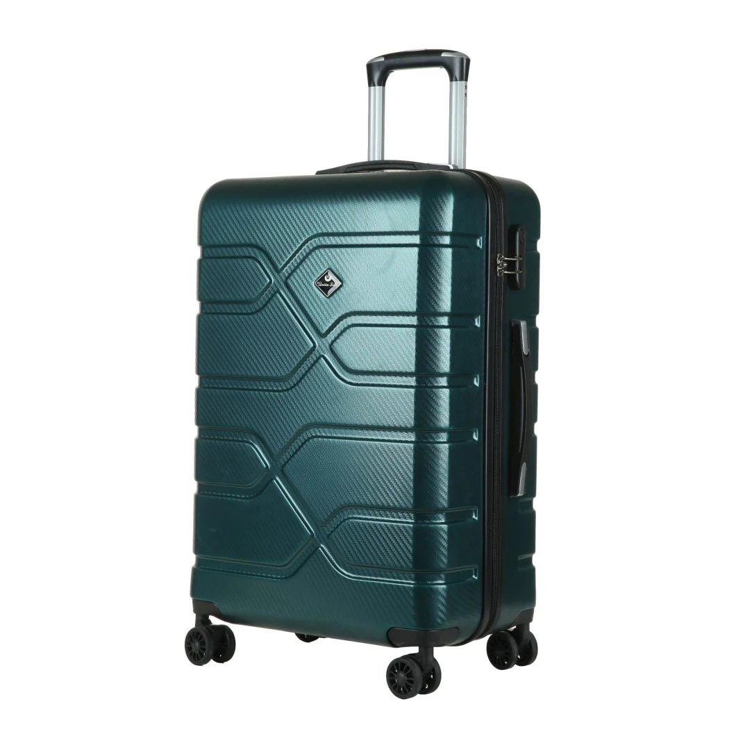 OEM ABS Polish Travel Suitcase 360 Degree Wheel Trolley Luggage Case 