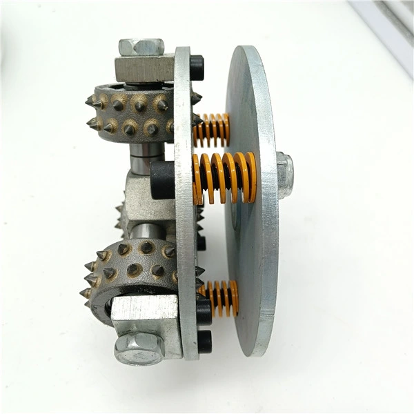 150mm Abrasive Bush Hammer Plate with 3 Rollers