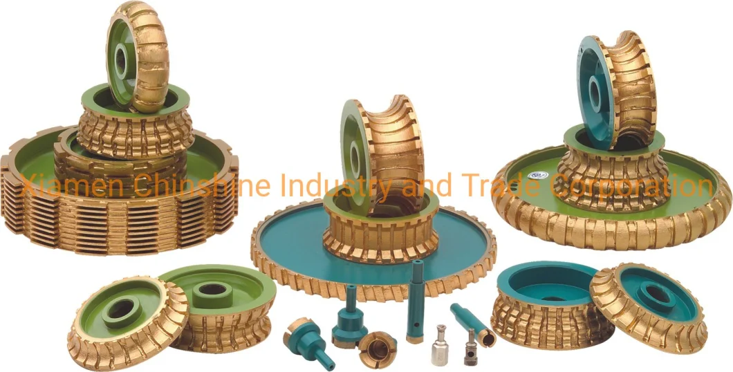 Electroplated and Vacuum Brazed Diamond Profile Wheel for Grinding Granite Marble