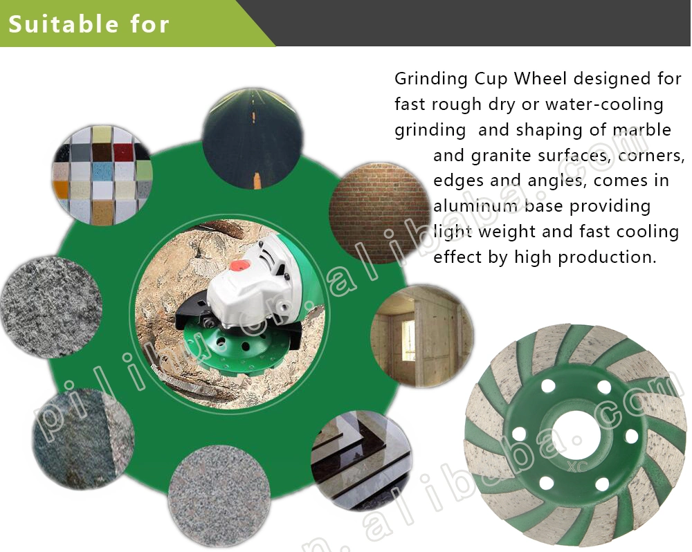 Diamond Tool Stone Concrete 100mm Diamond Cup Grinding Wheel