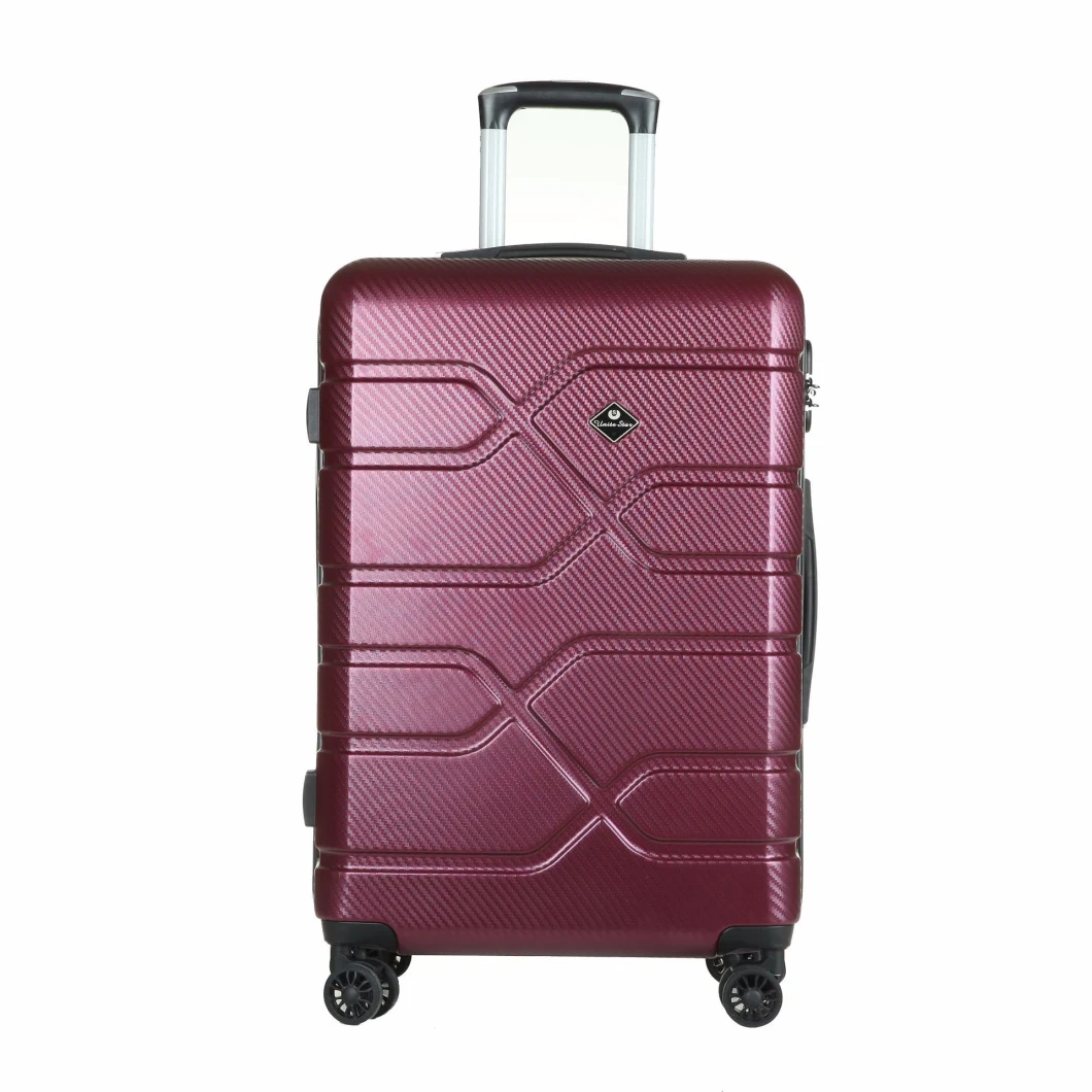 OEM ABS Polish Travel Suitcase 360 Degree Wheel Trolley Luggage Case 