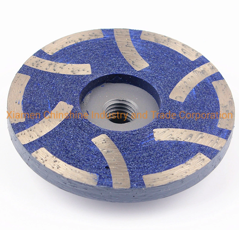 Top Quality Brazed 7 Inch Turbo Diamond Concrete Floor Grinding Cup Wheel