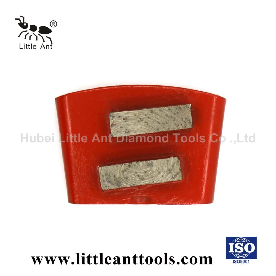 China Little Ant Trapezoid Grinding Shoes / Floor Grind Plate