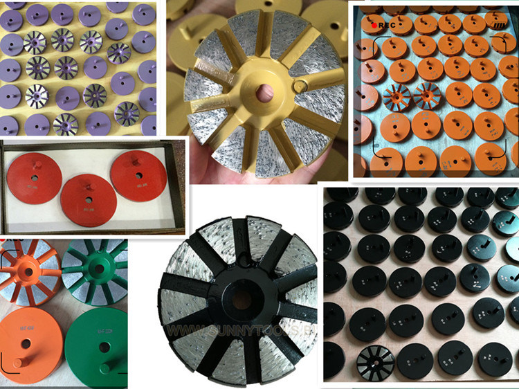 3 Inch 10 Segments Diamond Grinding Wheel for Husqvarna Machine